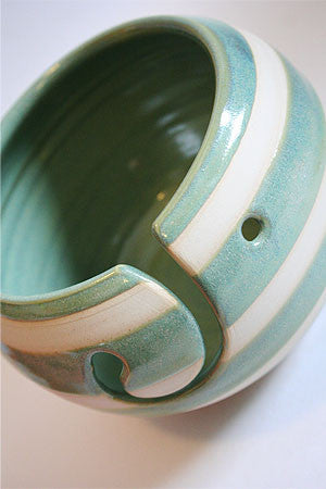 Handmade Ceramic Yarn Bowls from Pawley Studios