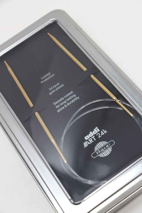 Addi Art - 24K Special Limited Edition Circular Needle(32" US6/4MM) - fabyarns