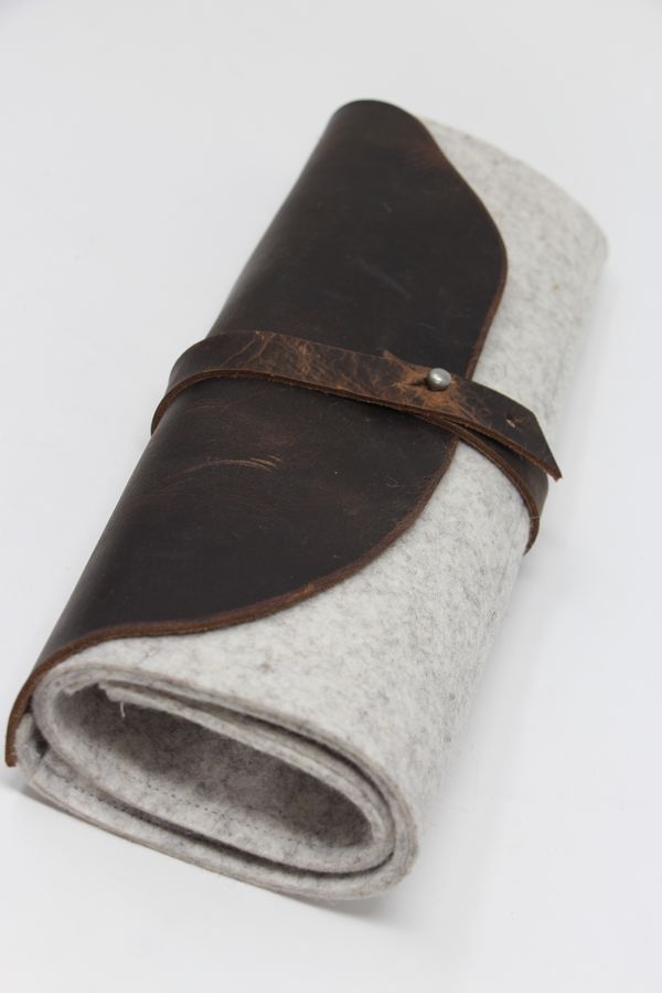 BROOKLYN HABERDASHERY - Felt Needle Roll Case