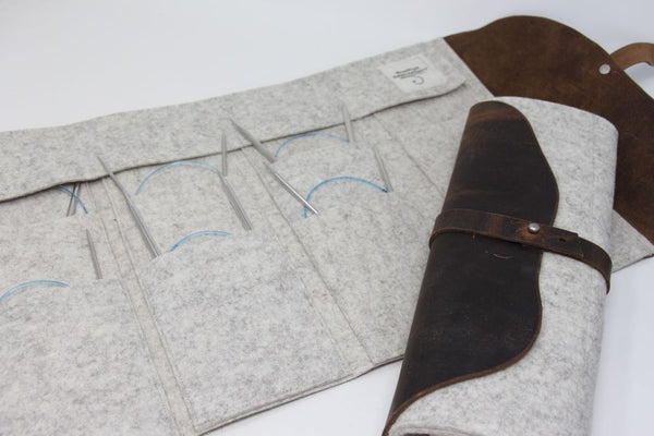 BROOKLYN HABERDASHERY - Felt Needle Roll Case