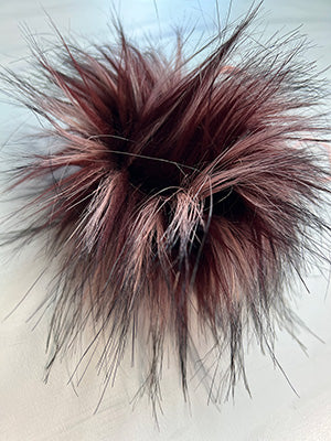 Faux Fur Pom Poms (Snap Or Tie)