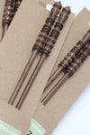 Brittany Black Walnut Single Point Needles (10")