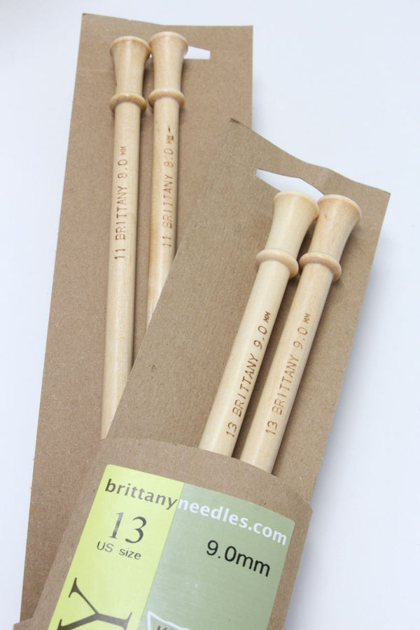Brittany Knitting Needles - 10" Single Point (Pair)