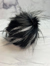 Faux Fur Pom Poms (Snap Or Tie)