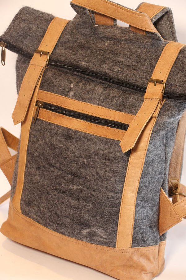 Fibres Of Life - Felt Backpack