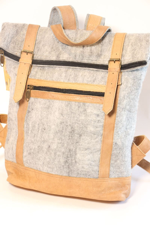 Fibres Of Life - Felt Backpack
