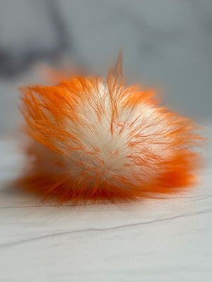Faux Fur Pom Poms (Snap Or Tie)
