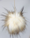 Faux Fur Pom Poms (Snap Or Tie)