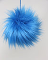 Faux Fur Pom Poms (Snap Or Tie)