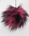 Faux Fur Pom Poms (Snap Or Tie)
