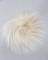 Faux Fur Pom Poms (Snap Or Tie)