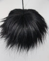 Faux Fur Pom Poms (Snap Or Tie)