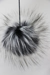 Faux Fur Pom Poms (Snap Or Tie)