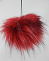 Faux Fur Pom Poms (Snap Or Tie)