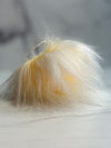 Faux Fur Pom Poms (Snap Or Tie)