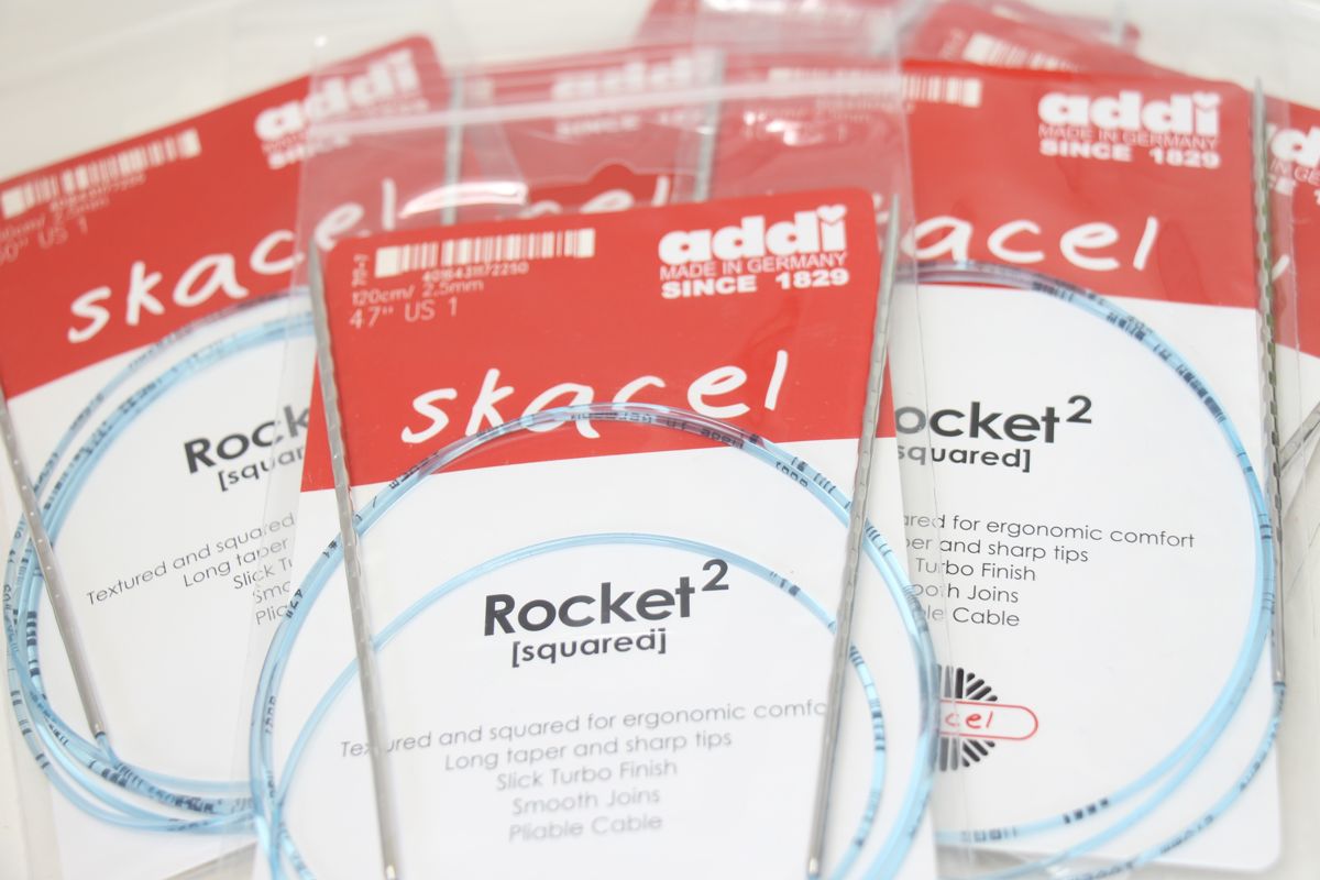ADDI | Rocket 2 Squared Circular Knitting Needles | 32" (80 cm)