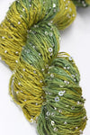 Beaded silk and sequins yarn by Artyarns, light H series, featuring shimmering beads and sequins for luxurious knitting or embroidery.