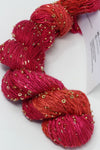 Beaded silk and sequins yarn by Artyarns, Light (H Series), with shimmering beads and intricate textures.