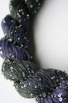 Beaded silk and sequins yarn from Artyarns' Beaded Silk & Sequins Light H Series, featuring shimmering beads and fine silk fibers.