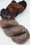 Artyarns Ensemble Light cashmere yarn in F Series colors, showing soft, colorful skeins of 100s-3000s blend for knitting or crochet.