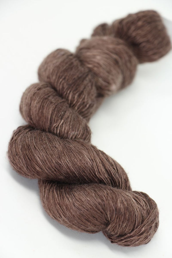 Soft Artyarns Ensemble Light cashmere yarn in F Series colors, showing vibrant skeins of 100s to 3000s blends.