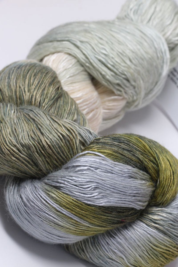 Artyarns Ensemble Light cashmere yarn in F Series colors, showcasing soft, multicolored skeins with a luxurious texture.
