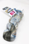 Artyarns Inspiration Club Tidepools yarn in Merino Cloud, showcasing soft, multicolored hand-dyed yarn for knitting and crochet projects.