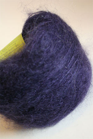 Navy medium brushed mohair yarn by BE SWEET, showcasing soft, textured yarn with a brushed finish for knitting or crochet projects.