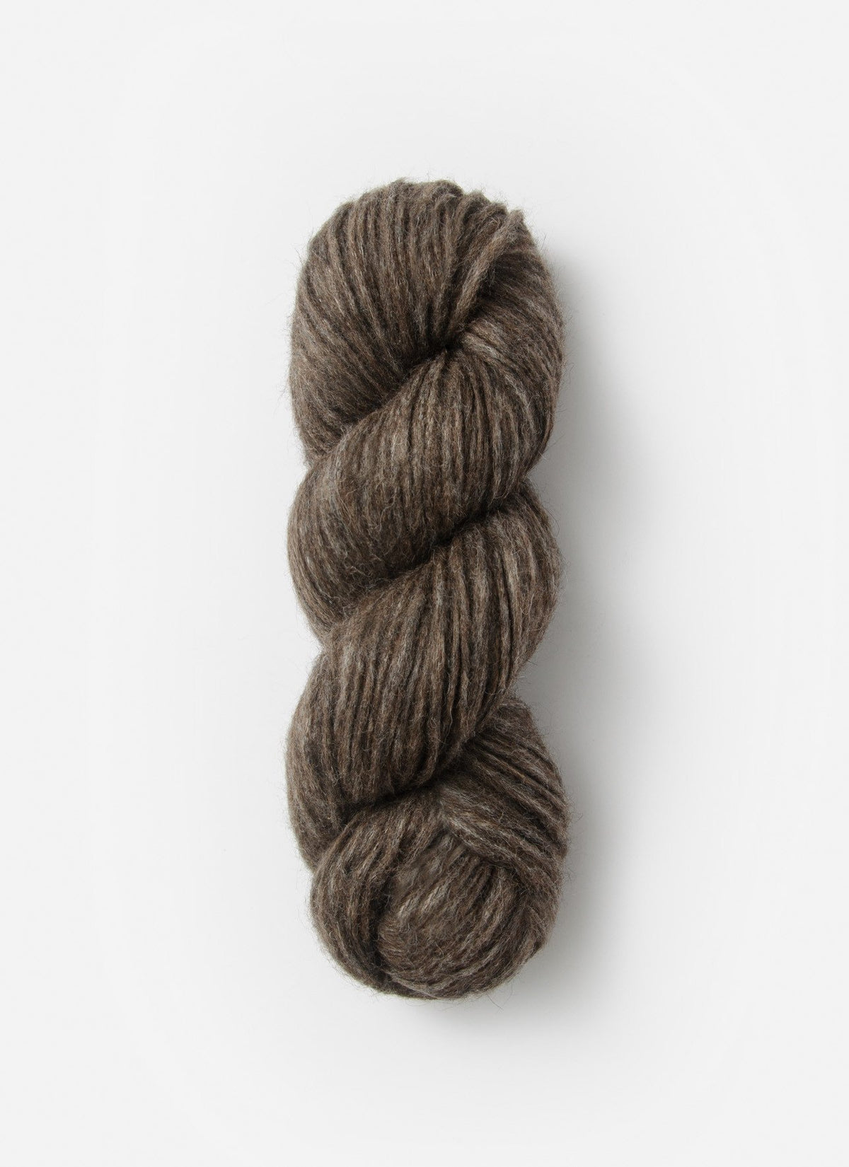 Blue Sky Fibers Techno alpaca, silk, and merino yarn in a rich blue color, showing the soft, textured fiber bundle.