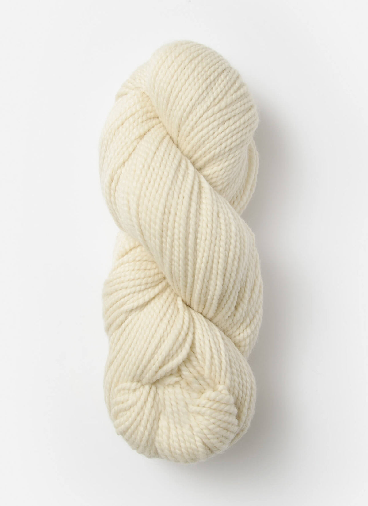 Blue Sky Fibers Extra Alpaca Merino aran yarn in soft blue, showing thick, cozy alpaca and merino wool fibers.