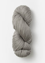 Blue Sky Fibers Extra Alpaca Merino Aran yarn in soft blue, showcasing thick, cozy alpaca and merino wool blend for knitting.
