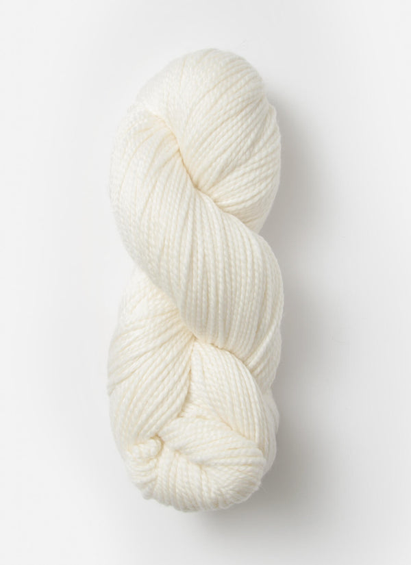 Blue Sky Fibers Extra Alpaca Merino aran yarn in soft blue color, showcasing thick, cozy alpaca and merino fiber strands.