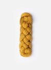 Blue Sky Fibers Metalico alpaca yarn in a soft, metallic blue color, showcasing the textured, luxurious fiber.