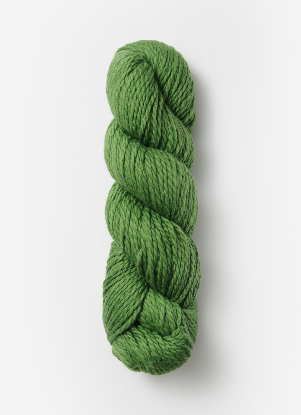 Blue Sky Alpacas Worsted Organic Cotton in solid blue sky color, showing soft, smooth yarn spun for knitting and crochet projects.