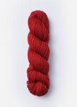 Blue Sky Alpacas Worsted Organic Cotton in solid blue sky color, showcasing soft, natural yarn for knitting or crochet projects.