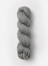 Blue Sky Alpacas Worsted Organic Cotton yarn in solid blue sky color, showcasing soft, smooth fibers for knitting or crochet projects.