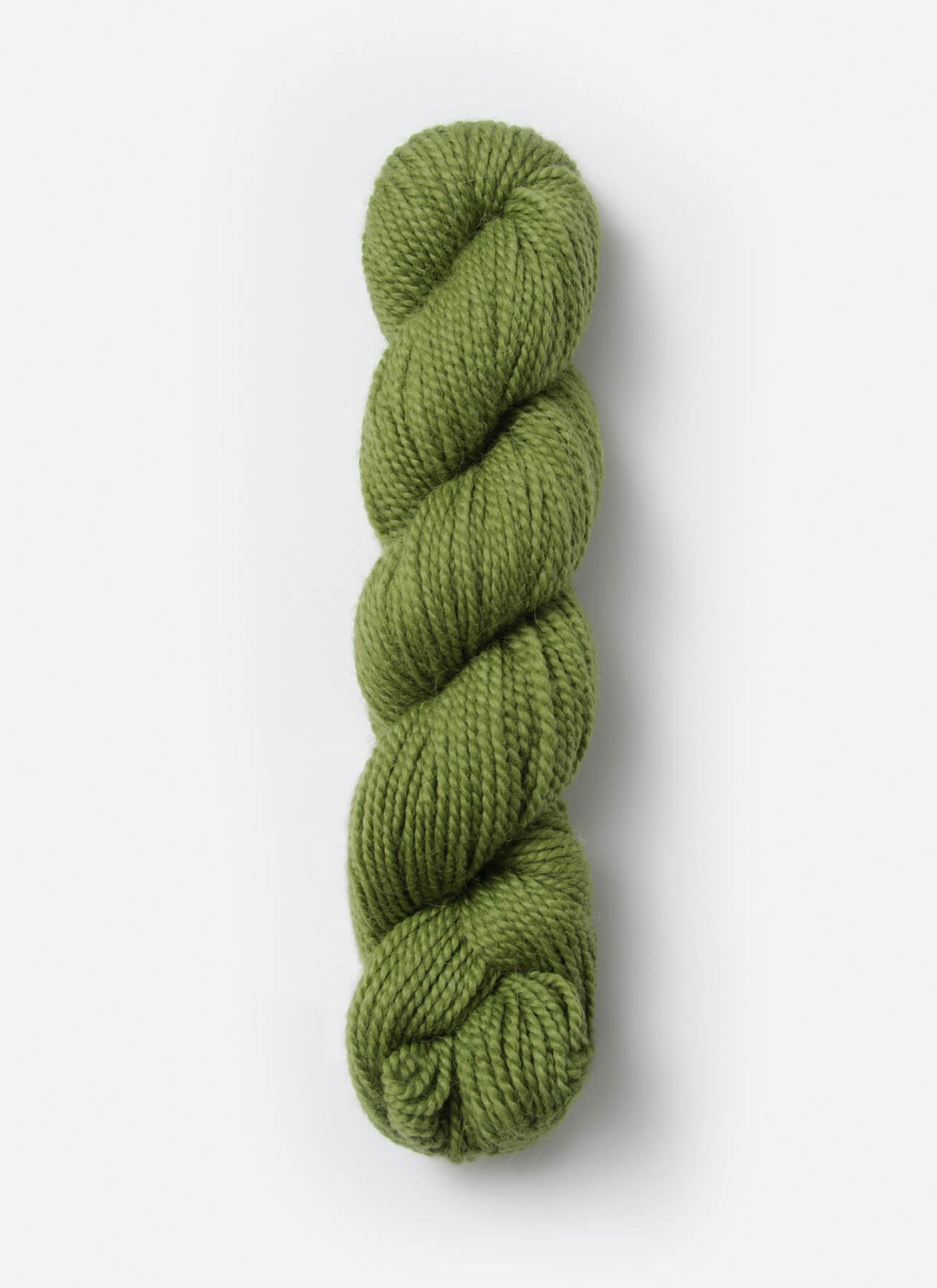 Blue Sky Fibers Baby Alpaca Sport Weight solid alpaca yarn in soft blue color, showing a close-up of the smooth, lightweight fiber.