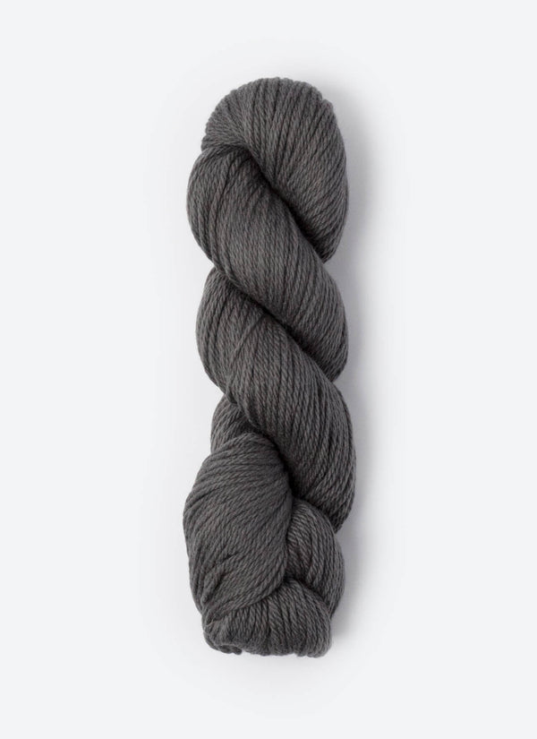 Blue Sky Fibers Sweater Worsted Superwash knitting yarn in vibrant blue, soft wool and cotton blend for cozy sweaters.