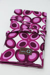 Della Q double interchangeable needle case with multiple compartments for sewing needles and tools, in a compact fabric design.