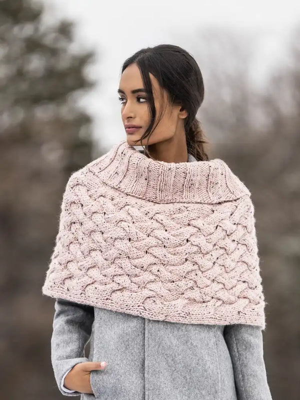 Blue Sky Fibers - Kit - Woolstok Tweed- Ely Capelet