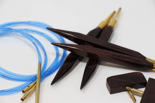 ZEN Interchangeable Needle Set Squared | Rosewood (5" Tip)