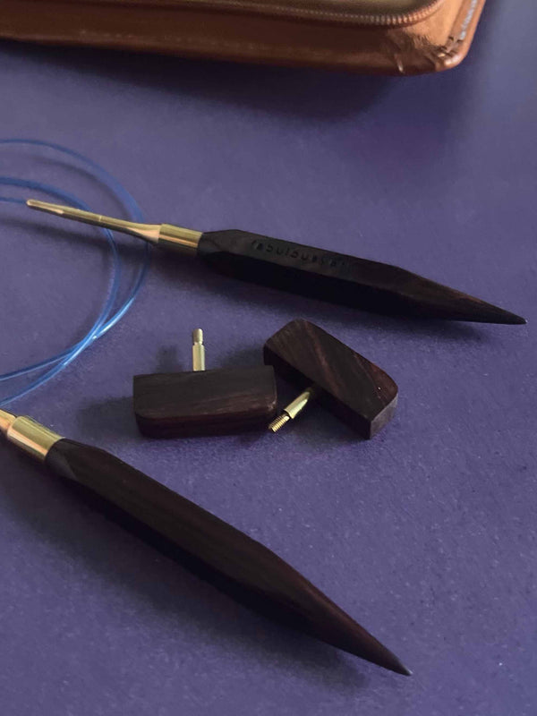 ZEN Interchangeable Needle Set Squared | Rosewood (5" Tip)