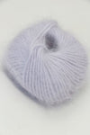 Soft Belangor French Angora yarn by Galler Yarn, showcasing delicate, fluffy angora fibers in a natural, luxurious texture.