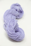 Close-up of Jade Sapphire Sylph Linen & Cashmere Yarn in pale octopus color, showcasing soft, luxurious fiber texture.