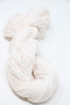 Jade Sapphire Sylph linen and cashmere yarn in shell color, showcasing soft, lightweight fibers ideal for delicate knitting projects.
