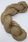 Jade Sapphire Sylph linen and cashmere yarn in a soft sandcastle color, showcasing the luxurious blend of cashmere and linen fibers.
