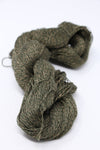 Jade Sapphire Sylph linen and cashmere yarn in grackle color, showcasing soft, luxurious fibers for knitting or weaving projects.