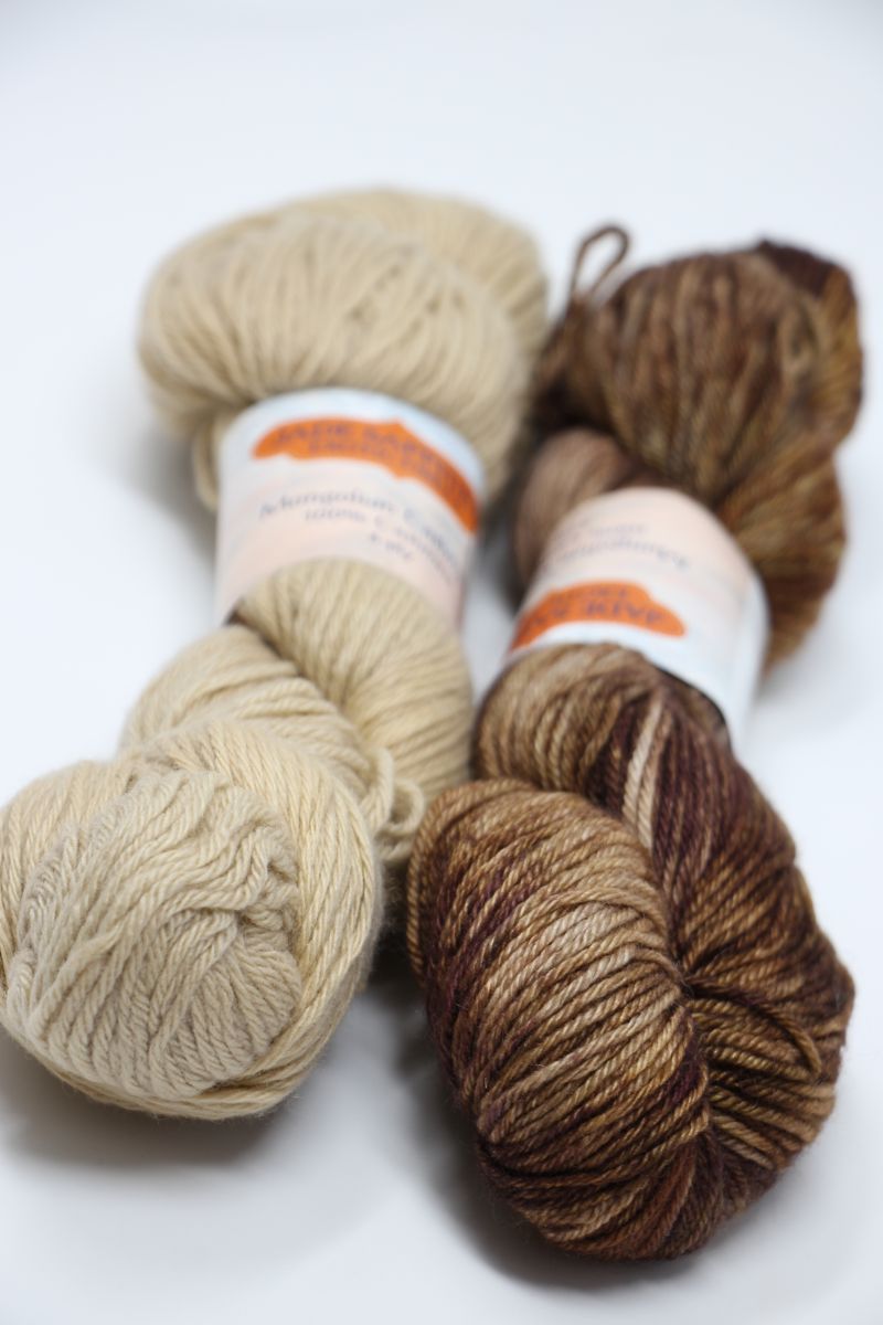 Jade Sapphire | Groovy Shawl Kit | 4 Ply Cashmere | 2 Skein Kit