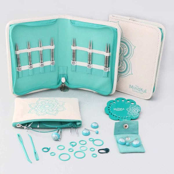 KnitPro (Knitters Pride) | Mindful Collection | 4" Interchangeable Lace Needle Set | Kindness