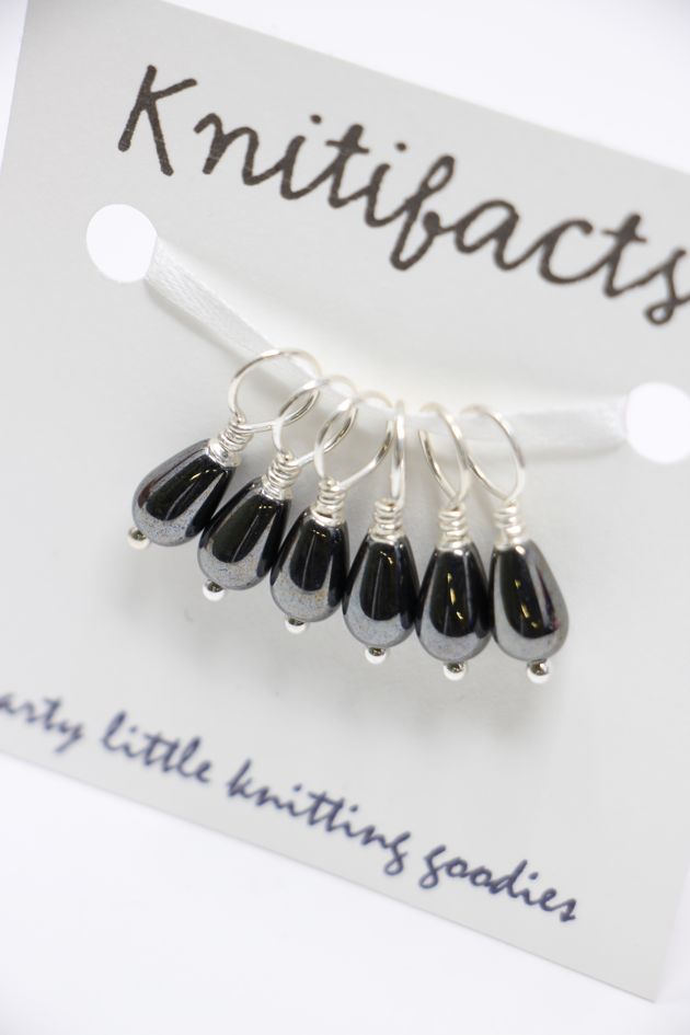Knitifacts Stitch Markers- Med (to Size US9/5.50mm)